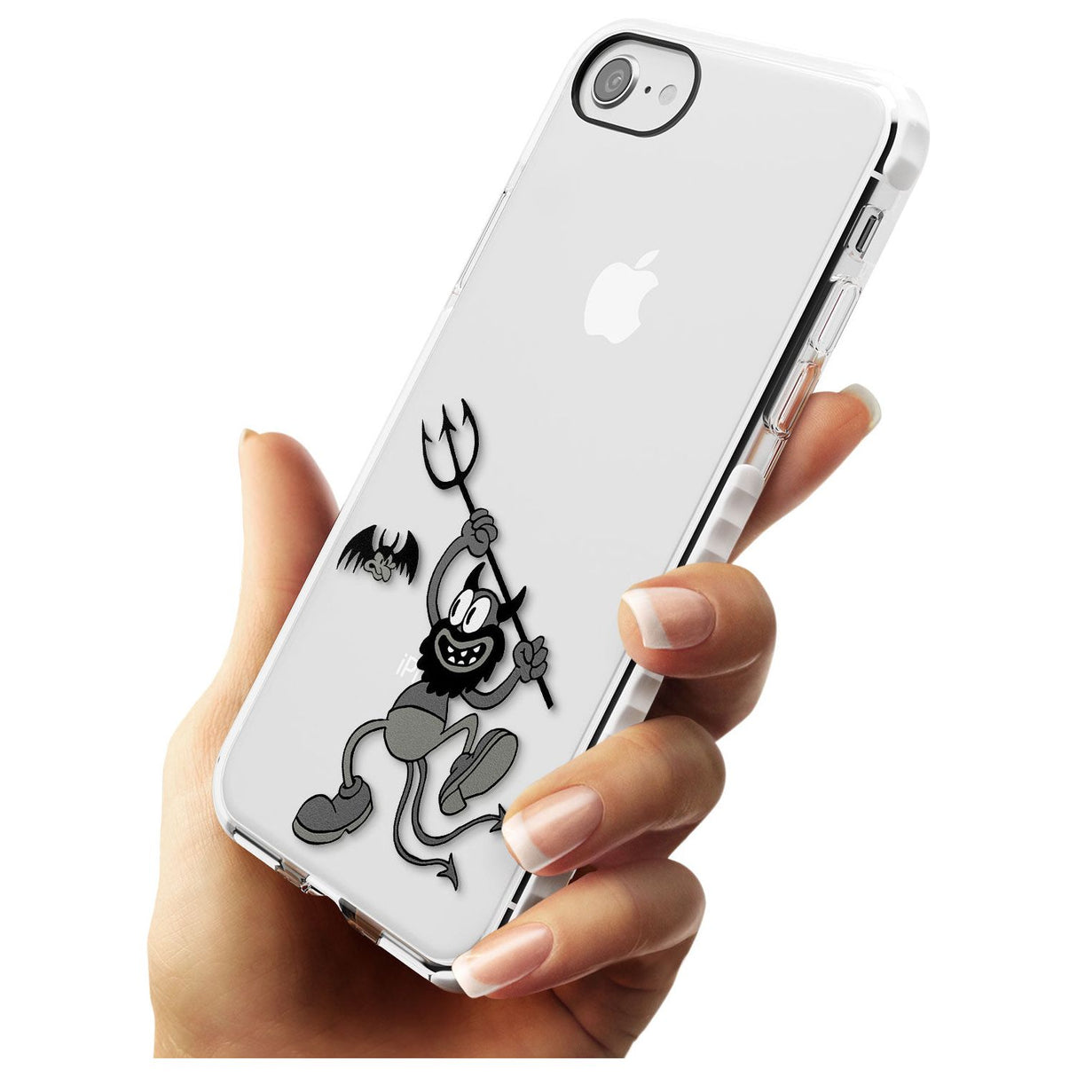 Dancing Devil Impact Phone Case for iPhone SE 8 7 Plus