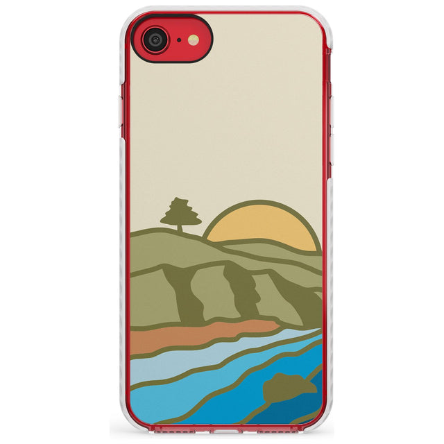 North Sunset Slim TPU Phone Case for iPhone SE 8 7 Plus