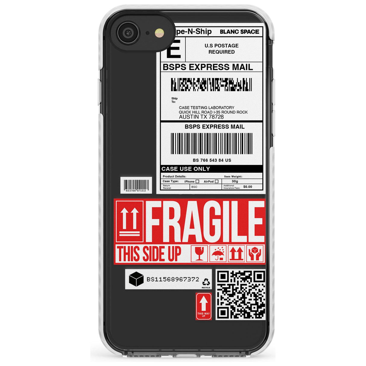 Shipping Label Phone Case for iPhone SE