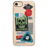 Skull Sticker Mix Slim TPU Phone Case for iPhone SE 8 7 Plus