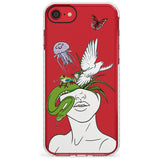 WILD THOUGHTS Slim TPU Phone Case for iPhone SE 8 7 Plus