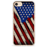 Distressed US Flag Impact Phone Case for iPhone SE 8 7 Plus