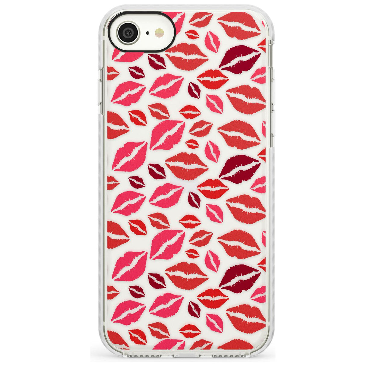 Lips Pattern Slim TPU Phone Case for iPhone SE 8 7 Plus