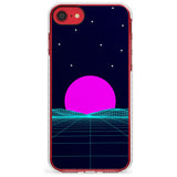 Miami Sunset Vaporwave Impact Phone Case for iPhone SE 8 7 Plus