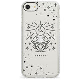 Cancer Emblem - Transparent Design Impact Phone Case for iPhone SE 8 7 Plus