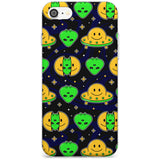 Alien Head Pattern Slim TPU Phone Case for iPhone SE 8 7 Plus