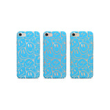 Blue Acid Faces Phone Case for iPhone SE