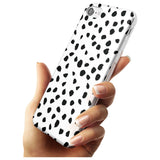 Dalmatian Print Black Impact Phone Case for iPhone SE 8 7 Plus