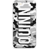 Greyscale Camo Black Impact Phone Case for iPhone SE 8 7 Plus