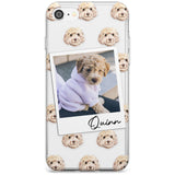 Cockapoo, Cream - Custom Dog Photo Black Impact Phone Case for iPhone SE 8 7 Plus