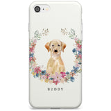 Yellow Labrador Retriever Dog Portrait Slim TPU Phone Case for iPhone SE 8 7 Plus