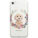 Champagne Cockapoo - Watercolour Dog Portrait Slim TPU Phone Case for iPhone SE 8 7 Plus