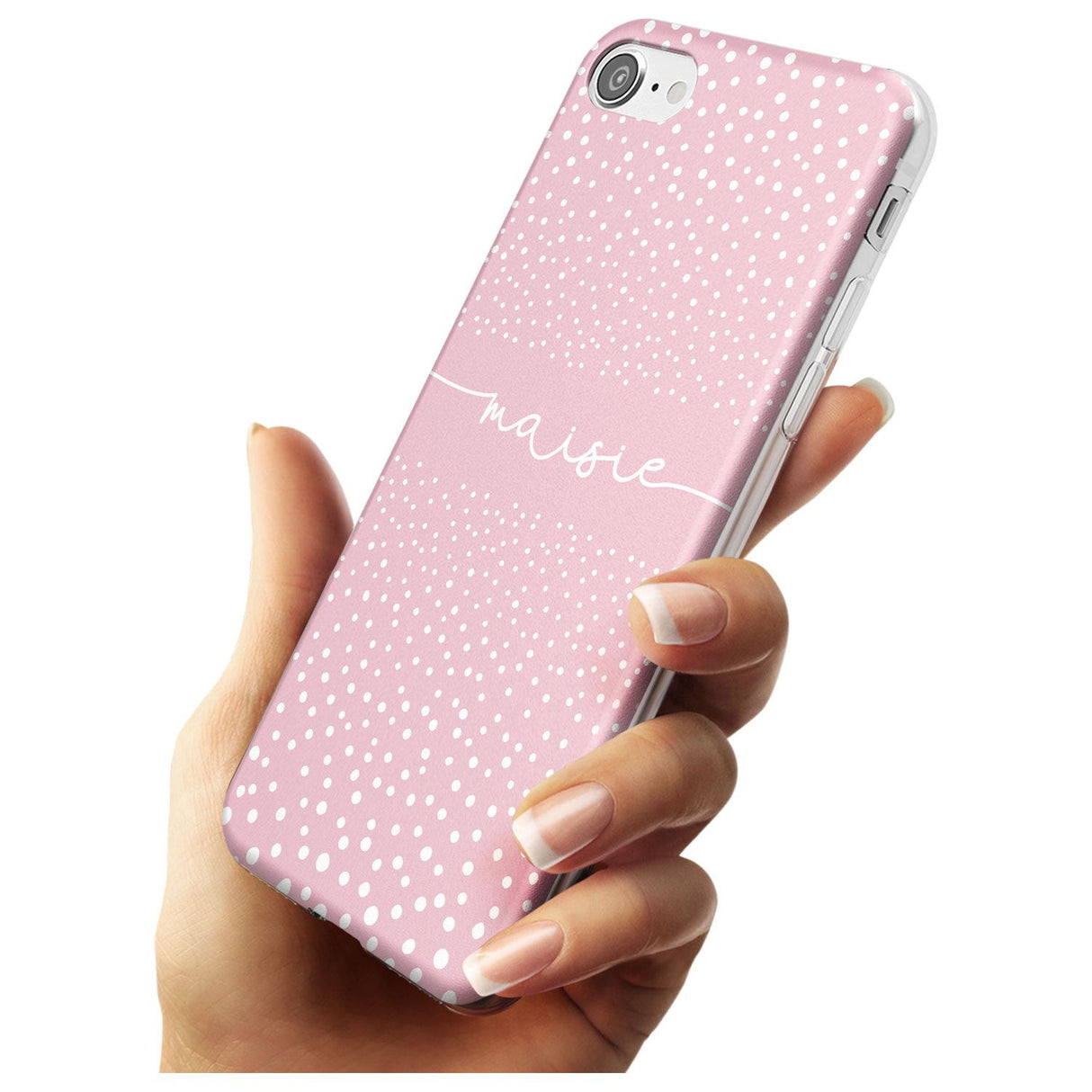 Custom Pink Dots iPhone Case   Custom Phone Case - Case Warehouse