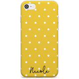 Custom Yellow Polka Dot iPhone Case  Slim Case Custom Phone Case - Case Warehouse