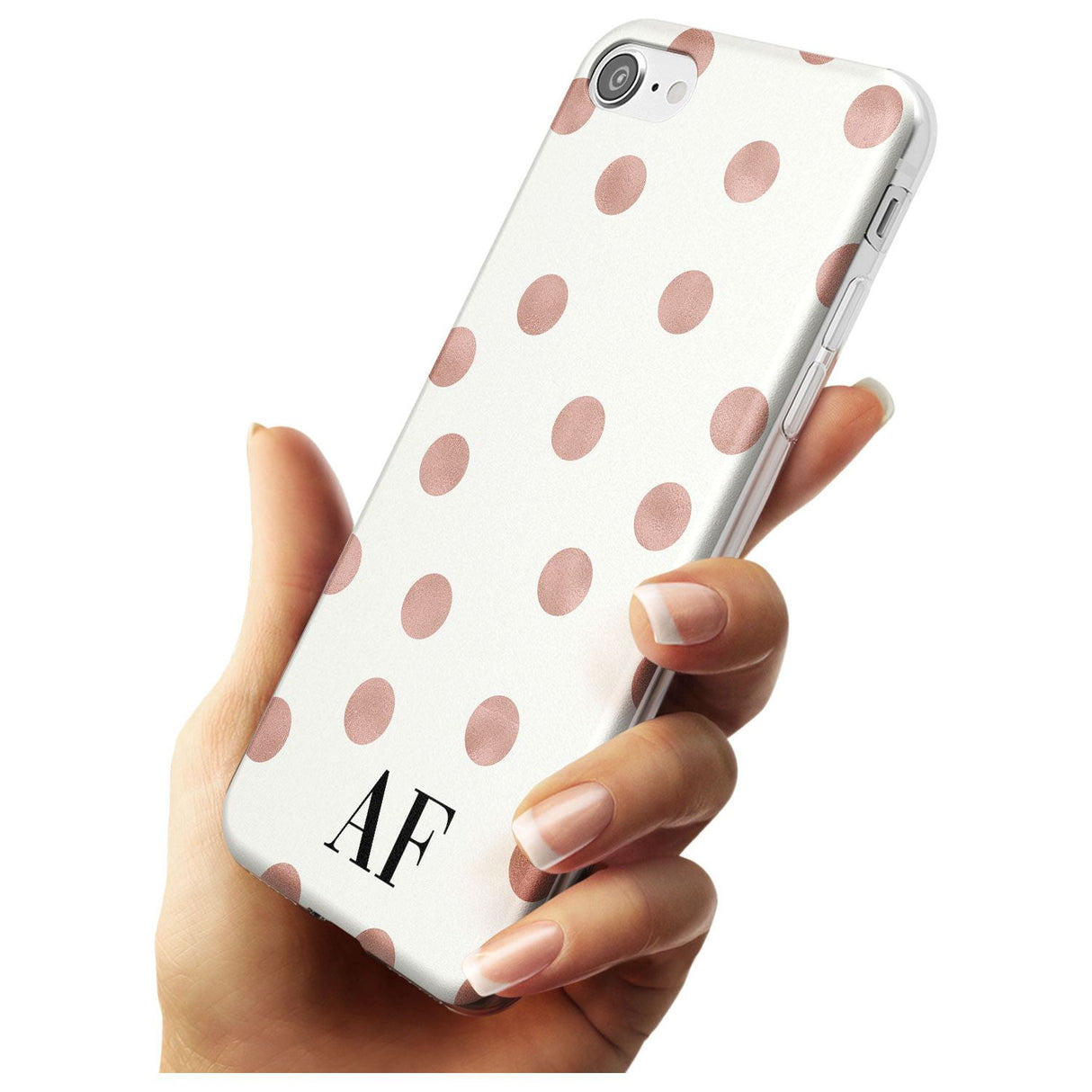 Initials & Dots iPhone Case   Custom Phone Case - Case Warehouse