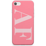 Light & Dark Pink Personalised iPhone Case  Slim Case Custom Phone Case - Case Warehouse