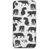 Tiger Silhouettes iPhone Case  Slim Case Custom Phone Case - Case Warehouse