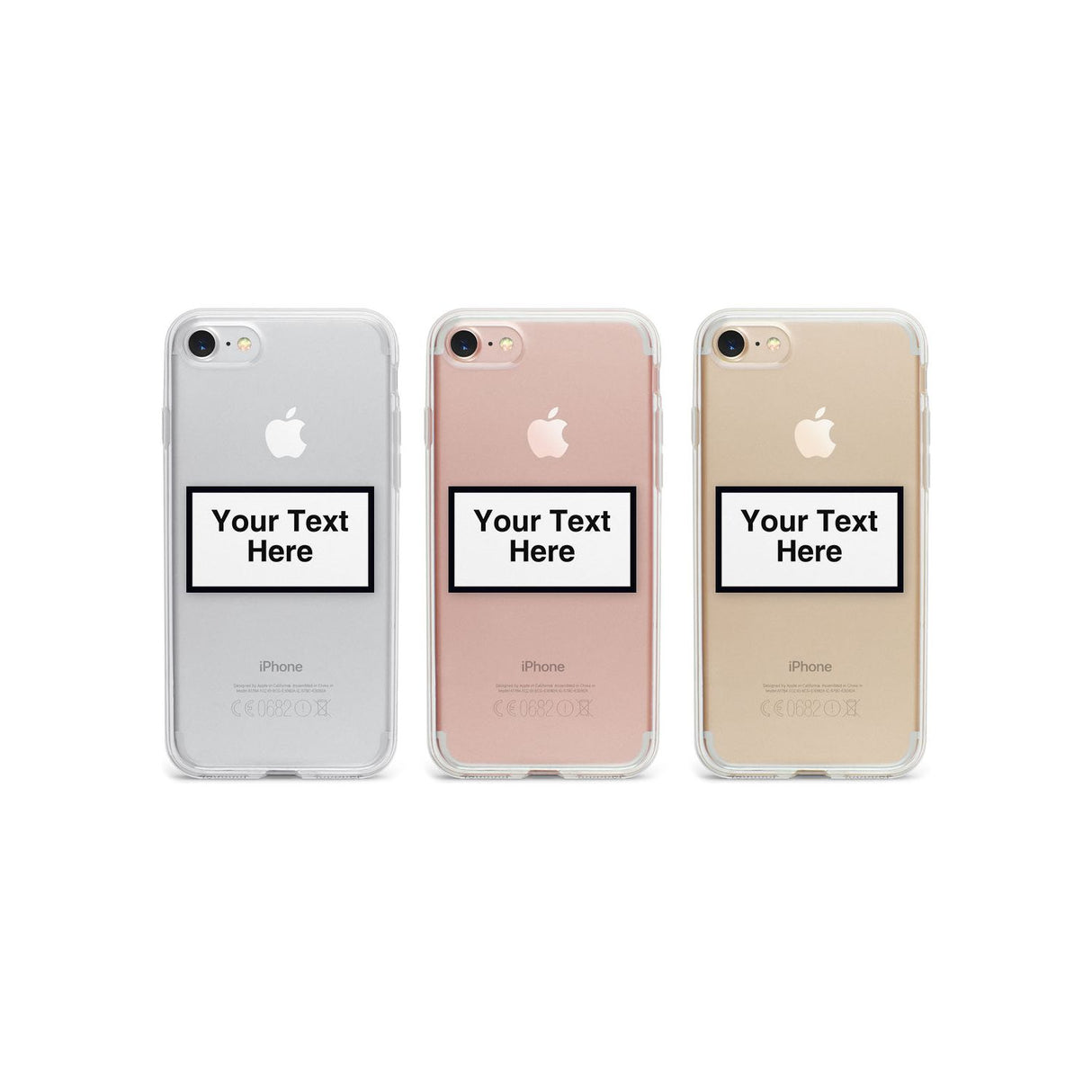 Personalised Create your own Warning Label Phone Case for iPhone SE