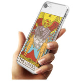 The Lovers Tarot Card - Colour Black Impact Phone Case for iPhone SE 8 7 Plus