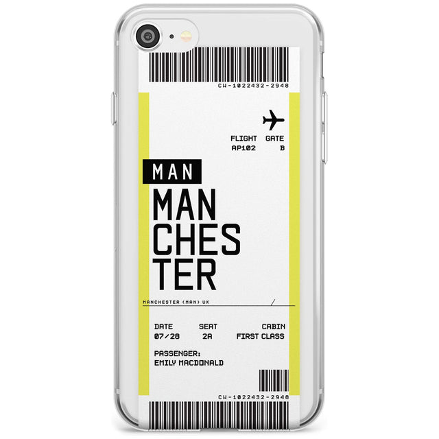 Manchester Boarding Pass  Slim Case Custom Phone Case - Case Warehouse