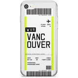 Vancouver Boarding Pass iPhone Case  Slim Case Custom Phone Case - Case Warehouse