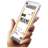 Miami Boarding Pass iPhone Case   Custom Phone Case - Case Warehouse