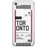 Toronto Boarding Pass iPhone Case  Slim Case Custom Phone Case - Case Warehouse