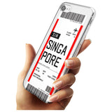 Singapore Boarding Pass iPhone Case   Custom Phone Case - Case Warehouse