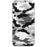 Grey Camo Slim TPU Phone Case for iPhone SE 8 7 Plus