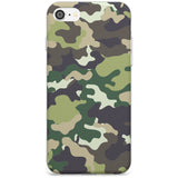 Green Camo Slim TPU Phone Case for iPhone SE 8 7 Plus