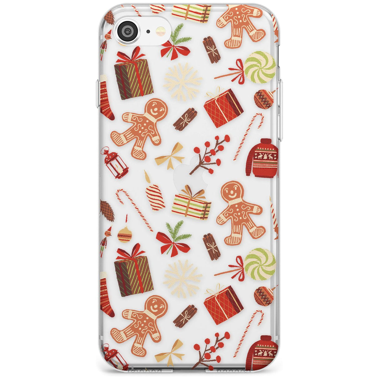 Christmas Assortments Slim TPU Phone Case for iPhone SE 8 7 Plus