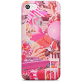 Vintage Collage: Pink Glamour Slim TPU Phone Case for iPhone SE 8 7 Plus