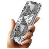 Pattern Mashup (Black) Black Impact Phone Case for iPhone SE 8 7 Plus