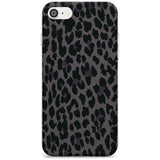 Dark Animal Print Pattern Large Leopard Slim TPU Phone Case for iPhone SE 8 7 Plus