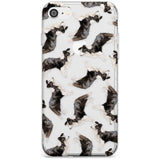 Border Collie Watercolour Dog Pattern Slim TPU Phone Case for iPhone SE 8 7 Plus