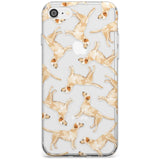 Yellow Labrador Watercolour Dog Pattern