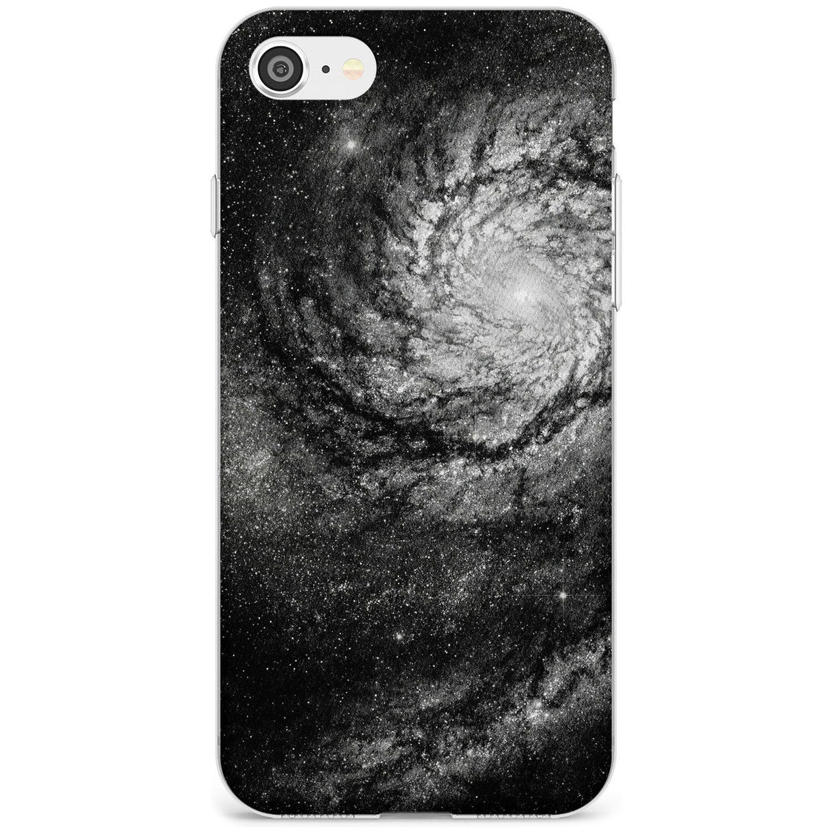 Night Sky Galaxies: Milky Way Galaxy Phone Case iPhone 7/8 / Clear Case,iPhone SE / Clear Case Blanc Space