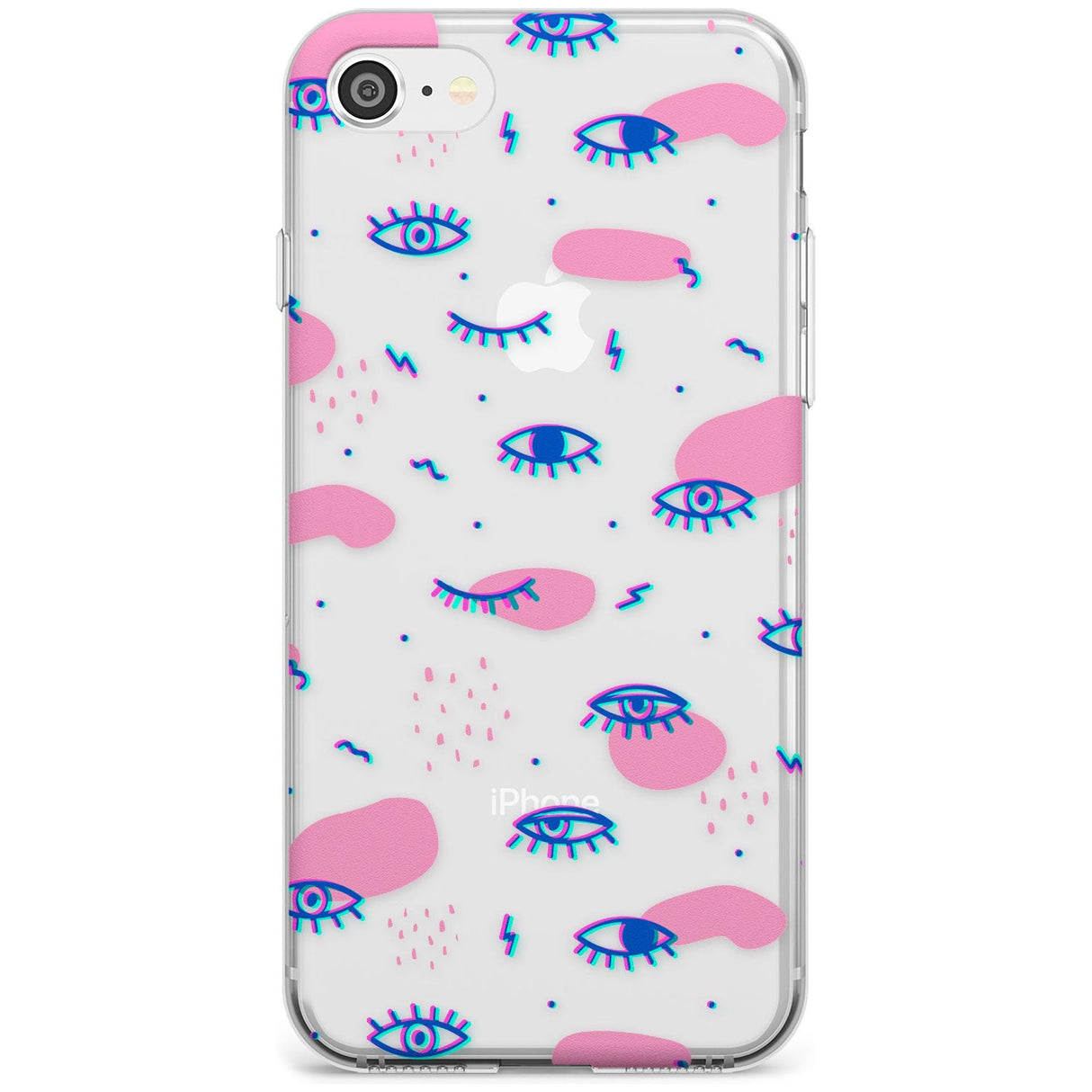 Pink Eye Blotches iPhone Case  Slim Case Phone Case - Case Warehouse