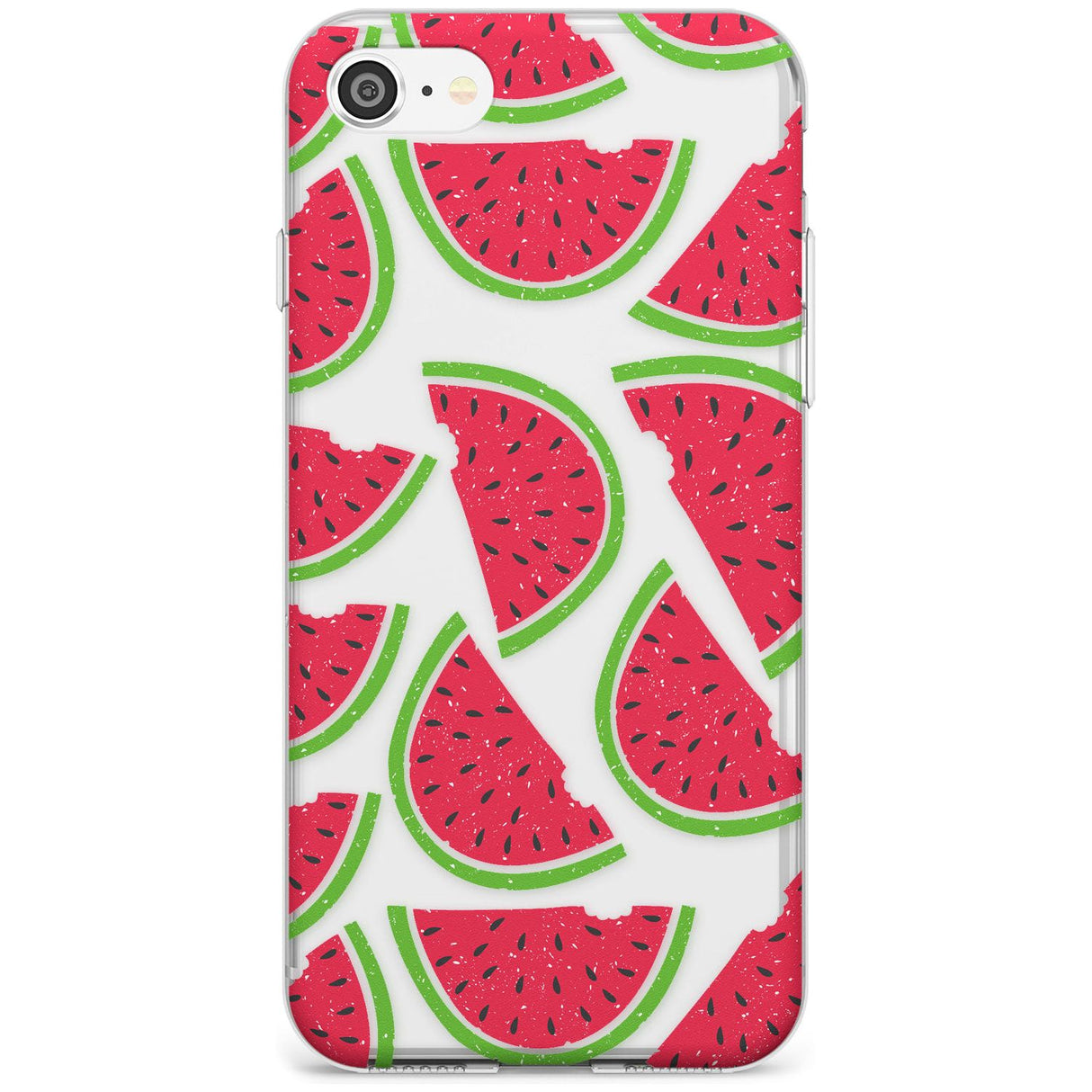 Watermelon Pattern Slim TPU Phone Case for iPhone SE 8 7 Plus