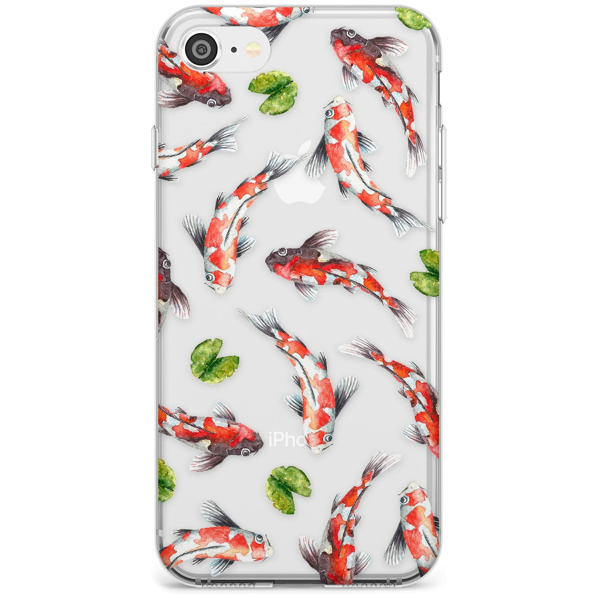 Koi Fish Japanese Watercolour iPhone Case  Slim Case Phone Case - Case Warehouse