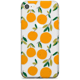 Oranges Pattern Slim TPU Phone Case for iPhone SE 8 7 Plus