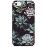 Mixed Succulents - Real Botanical Photographs Slim TPU Phone Case for iPhone SE 8 7 Plus