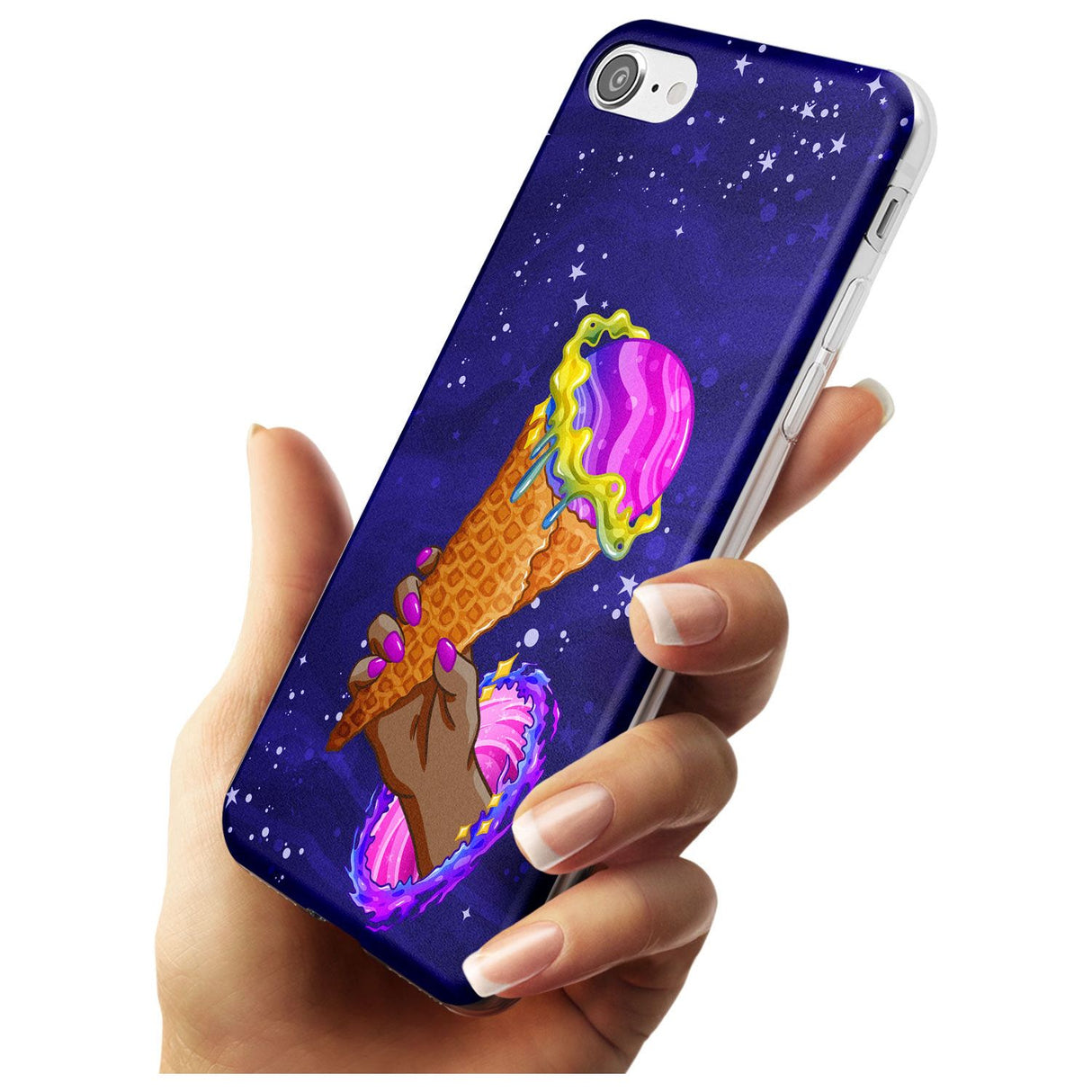 Interdimensional Ice Cream Slim TPU Phone Case for iPhone SE 8 7 Plus