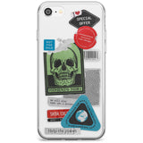 Skull Sticker Mix Black Impact Phone Case for iPhone SE 8 7 Plus