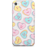 Sarcastic Love Hearts Black Impact Phone Case for iPhone SE 8 7 Plus