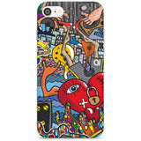 Crowd Tsunami Black Impact Phone Case for iPhone SE 8 7 Plus