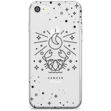 Cancer Emblem - Transparent Design Slim TPU Phone Case for iPhone SE 8 7 Plus