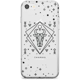 Taurus Emblem - Transparent Design Slim TPU Phone Case for iPhone SE 8 7 Plus