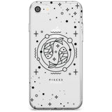 Pisces Emblem - Transparent Design Slim TPU Phone Case for iPhone SE 8 7 Plus