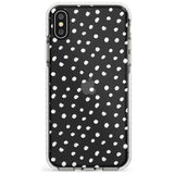 Messy White Dot Pattern Slim TPU Phone Case Warehouse X XS Max XR